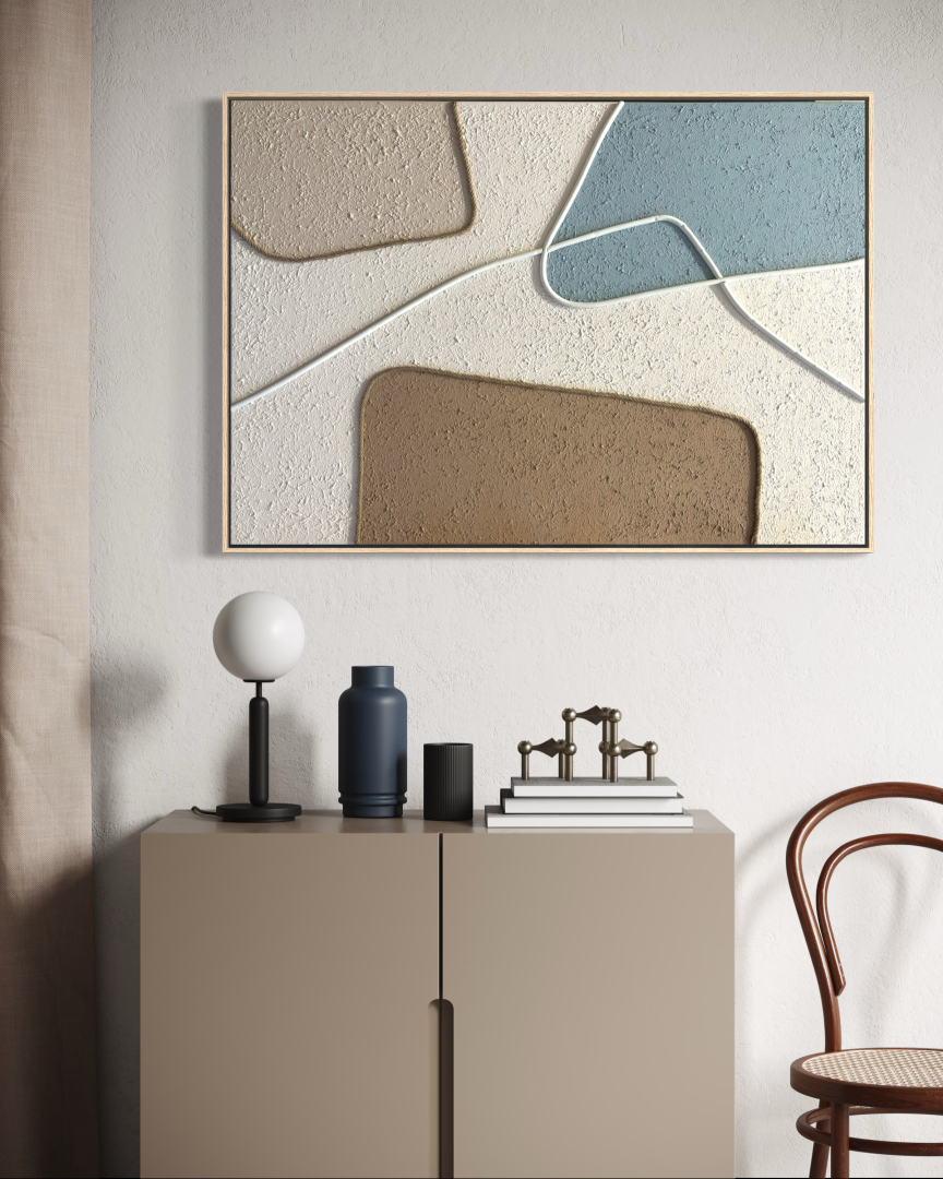 Absztrakt struktúr kép-70x90cm-minimal,modern 01